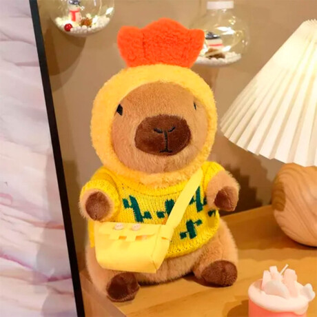 Peluche Capibara Carpincho Infantil X10 Piezas Ropa Cpy001003