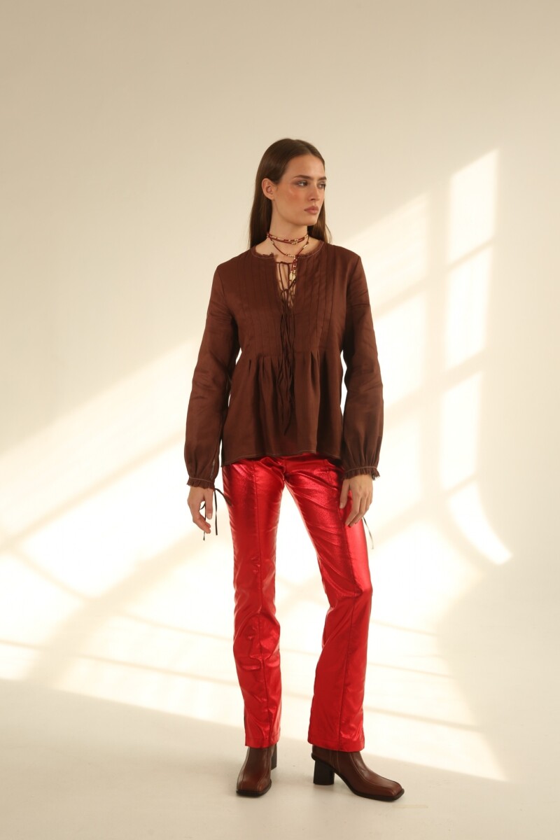 BLUSA BEE Chocolate