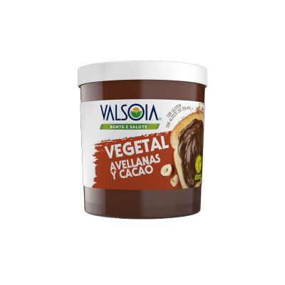 Crema de avellanas y cacao 250g Valsoia Crema De Avellanas Y Cacao Val
