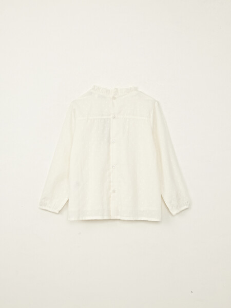 Blusa broderie Crudo