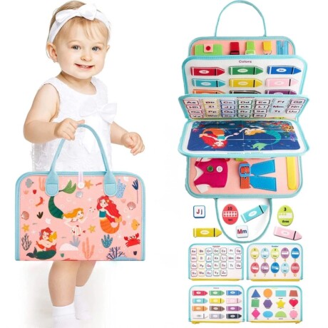 Valija Montessori con pagina de actividades - Sirena 452851 001