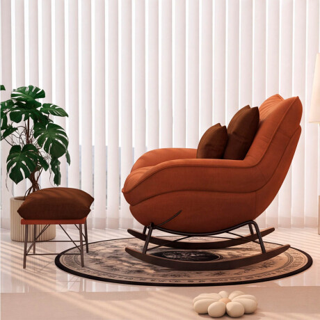 Sillón Butaca Mecedor Grande Posapies Almohadones Sillón Butaca Mecedor Grande Posapies Almohadones