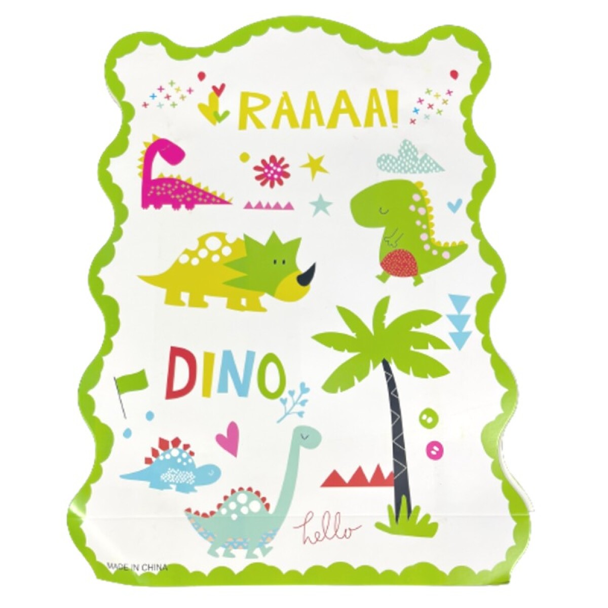 Piñata de Cartón 30x40cm - Dinosaurio 