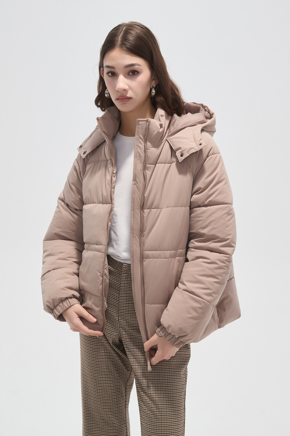 Campera Calda Taupe Claro