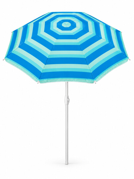 SOMBRILLA DE PLAYA ESTAMPADA MULTICOLOR.