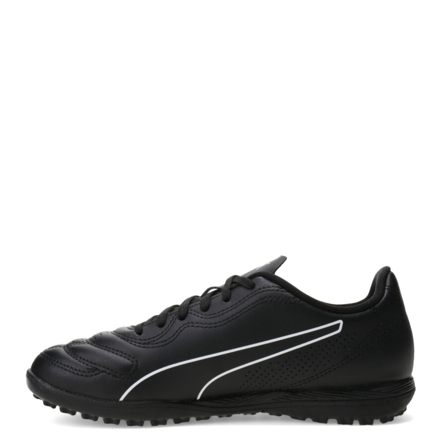 Championes de Niños Puma Futbol Classico Tt Jr Negro - Blanco