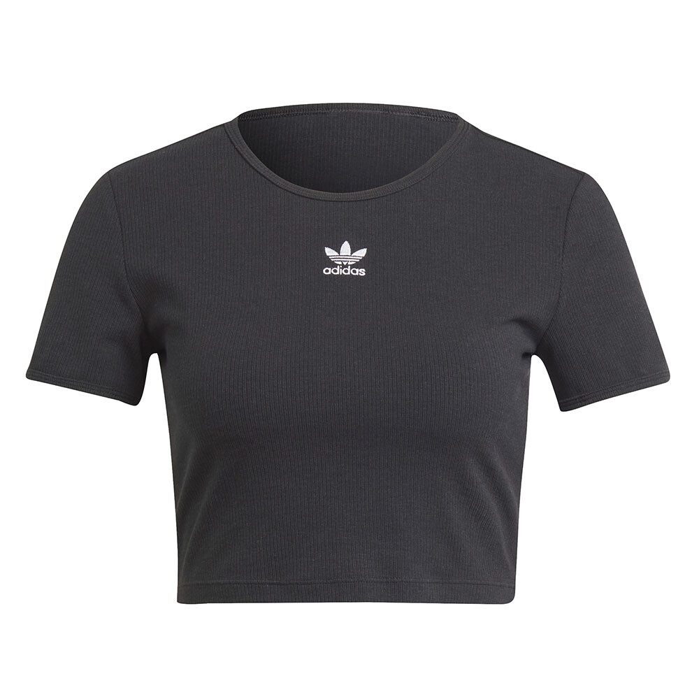 Rib Tee - Mujer Black