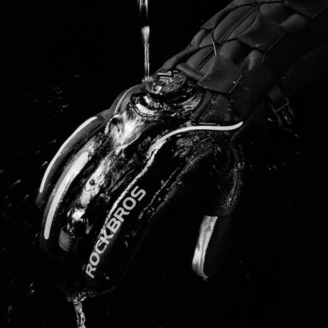 Rockbros - Guantes de Invierno S-212 - Antideslizantes. Impermeables. Respirables. Reflectantes. L. 001