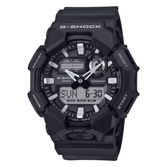 Reloj CASIO G-SHOCK GA010-1ADR en Resina Negro Esfera 52mm 0