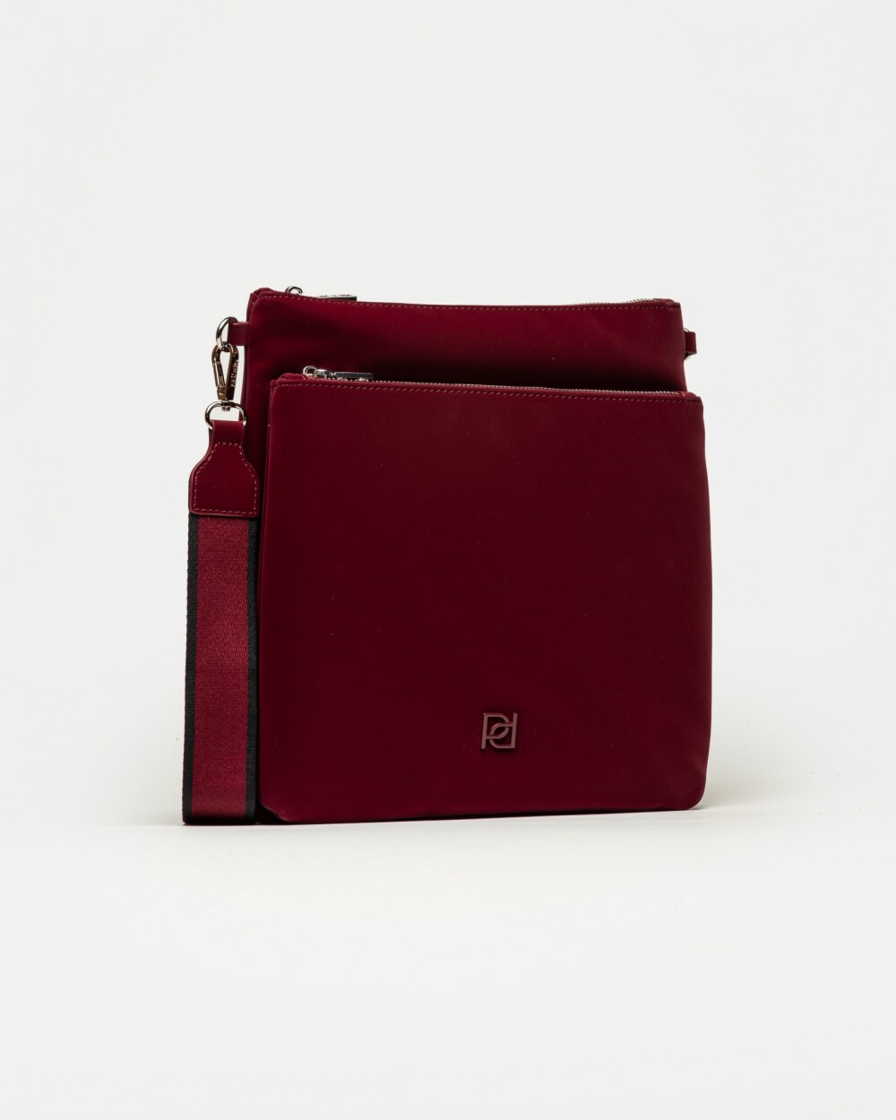 Bandolera Lily en gomato Bordeaux