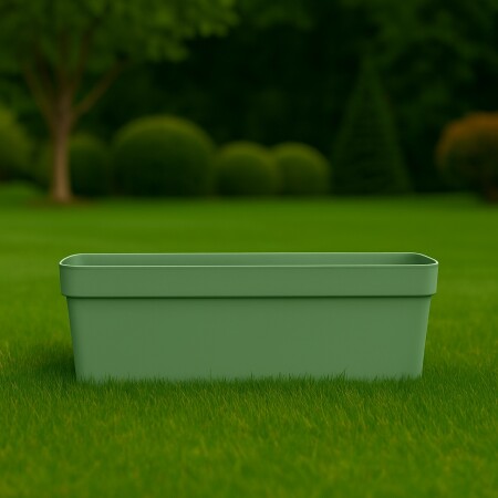 MACETA JARDINERA RECXTANGULAR FLORATTA NR 50 11LTS VERDE Verde