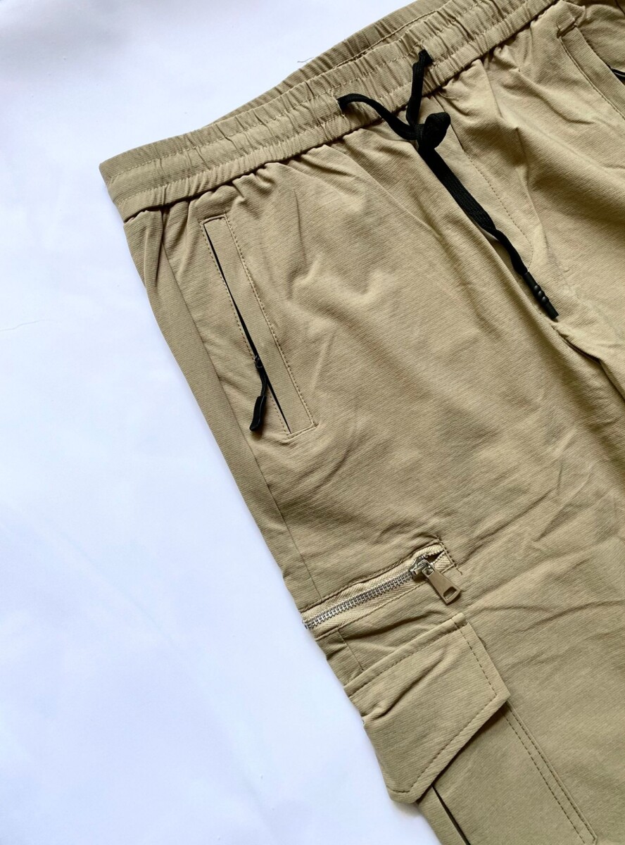 PANTALON K-TECH KARGO CREMA 