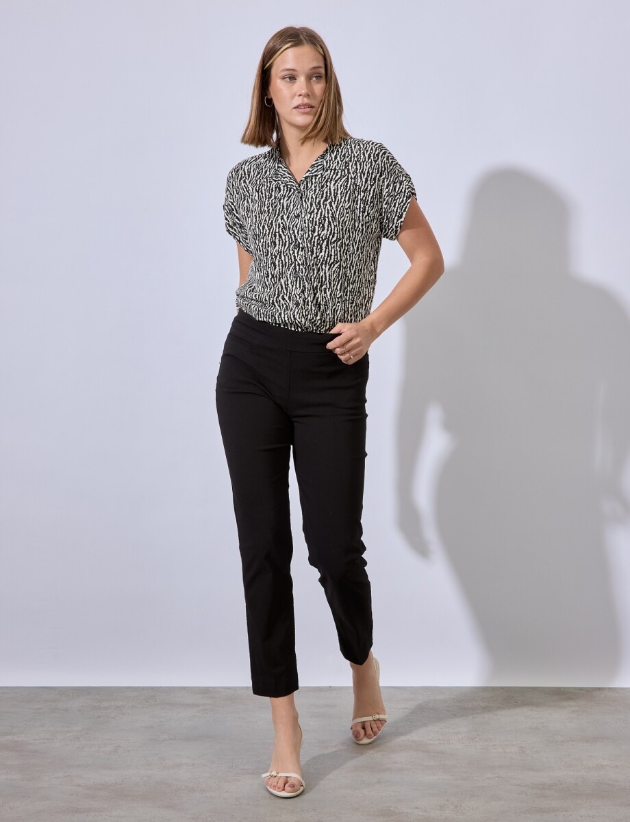 Pantalon Pull On - Negro 