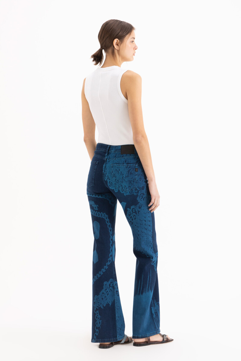 JEANS COOPER CYANOTYPE Azul