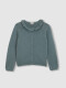 Chaqueta Cuello Volante Azul