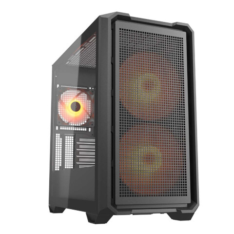 Gabinete Gamer Cougar Mx600 Rgb Full Tower 4 Fanes Argb NEGRO