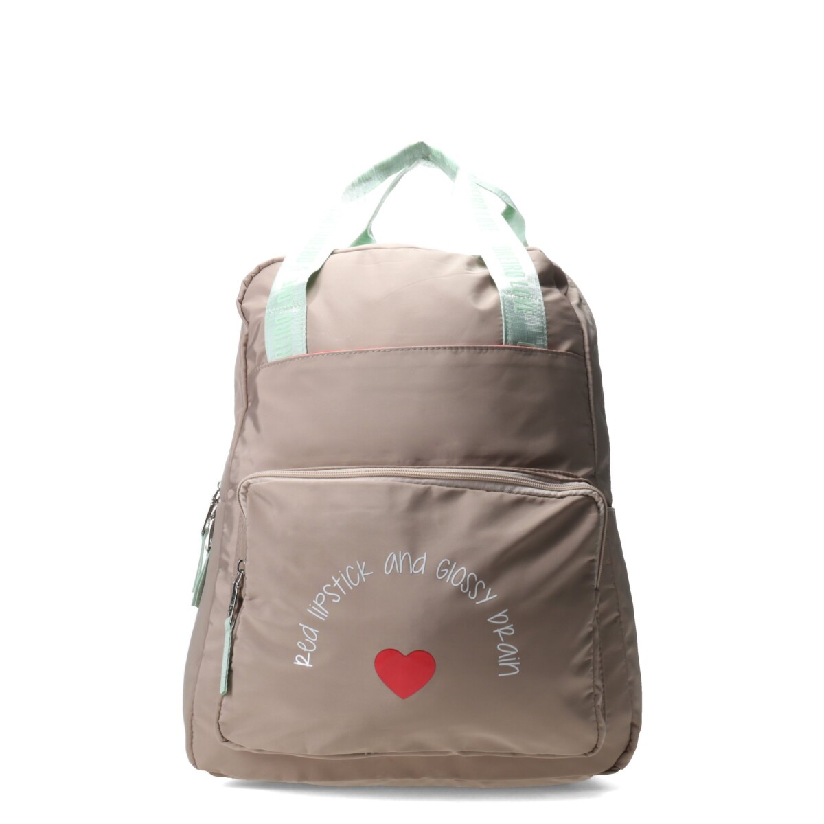 Mochila Las Oreiro Oreiro Love - Beige 