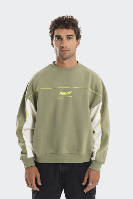Buzo Pulau Crewneck Verde