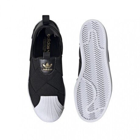 SUPERSTAR SLIP ON W Black White Zooko