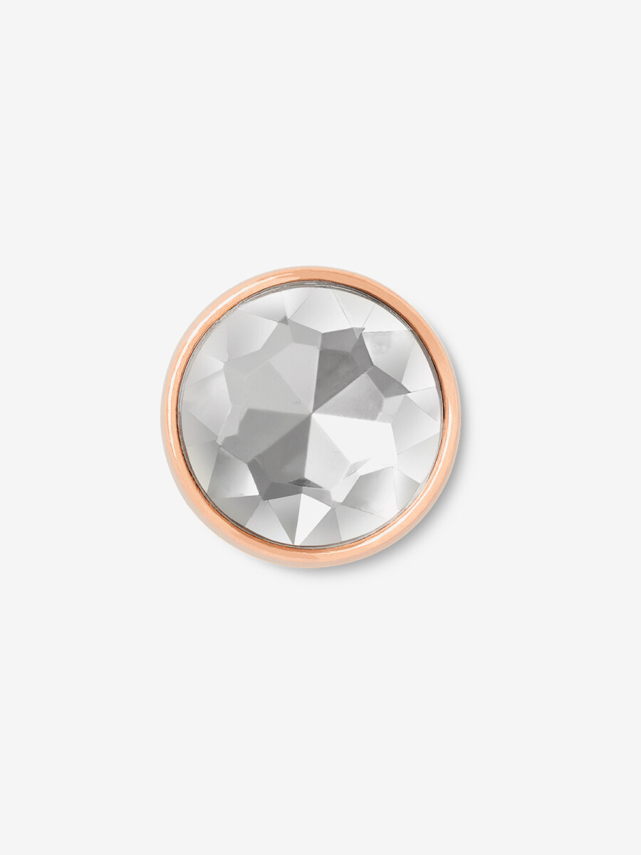 JIBBITZ CROCS CLEAR CIRCLE GEM 