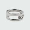 Anillo Jacinta de plata 925 y brillantes. Anillo Jacinta de plata 925 y brillantes.