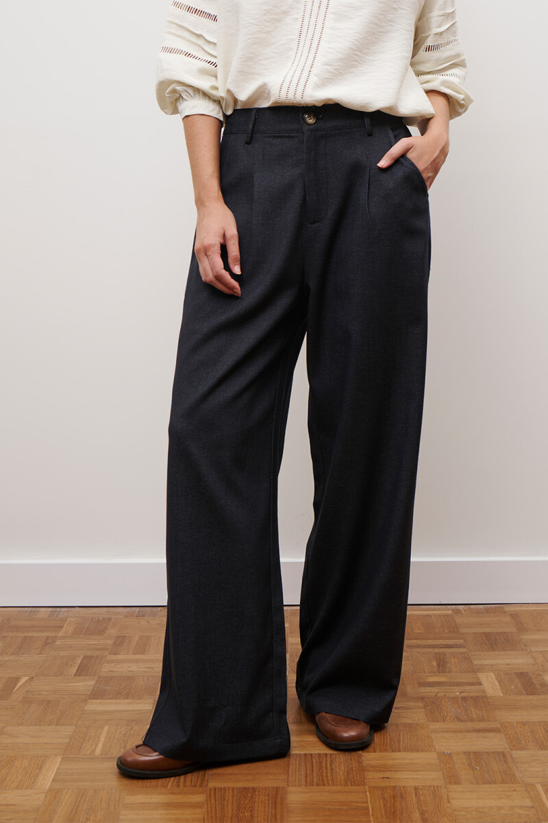 PANTALON JEAN TEXTIL NEGRO