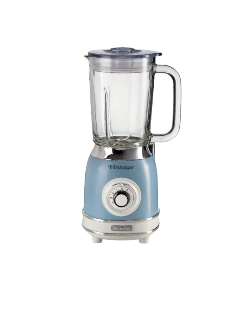 Licuadora Vaso de Vidrio Vintage Azul Ariete Mod. 929/850 