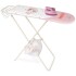 De Cuevas Juguete Set Plancha Ropa + Tabla Plegable Perchas Variante Color Blanco Rosa
