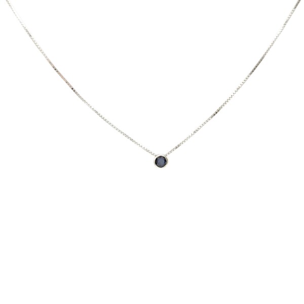 Conjunto solitario Zafiro- Plata 925 - Piedra Zafiro- CJ3020 Conpiedra