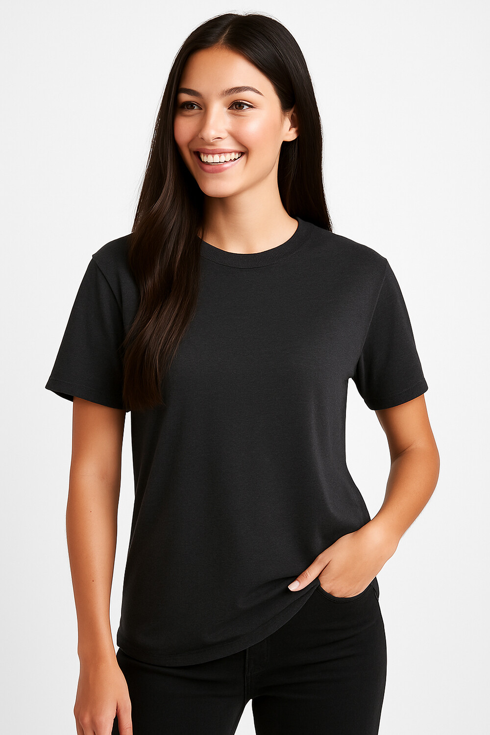 Remera Christalline Negro
