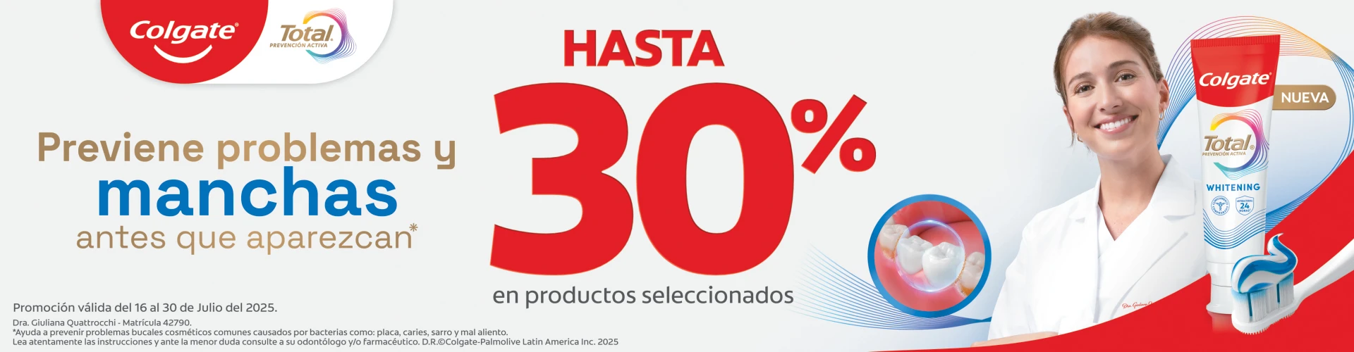 Colgate hasta 30%