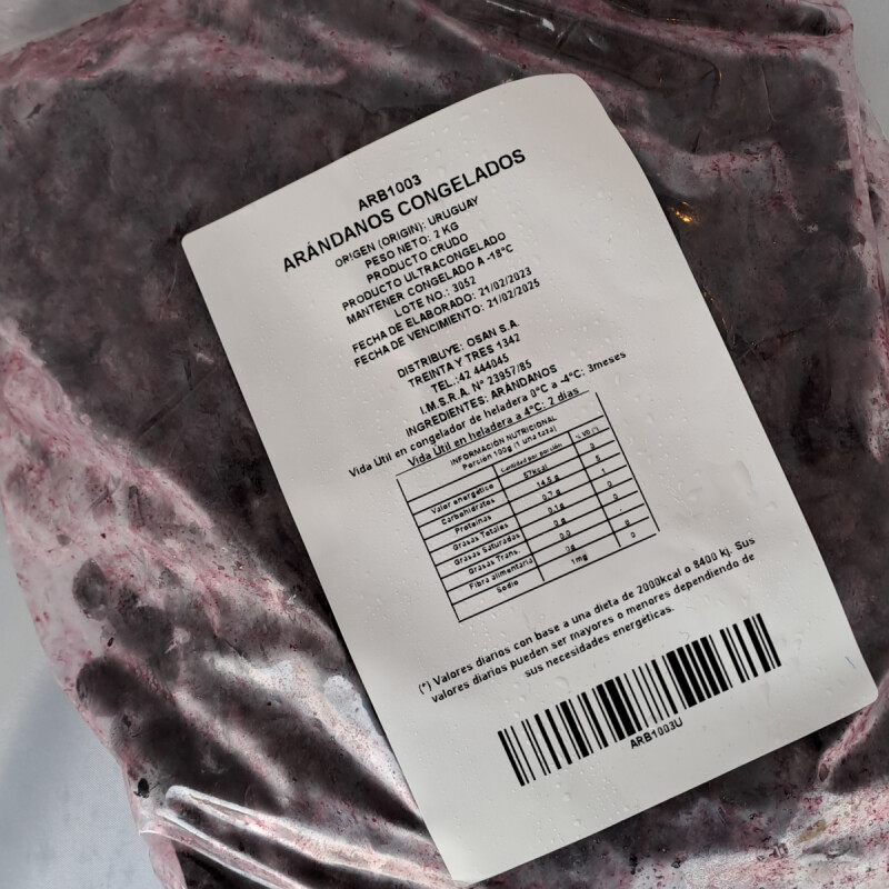 ARANDANOS CONGELADOS - 1 KG Arandanos Congelados - 1 Kg