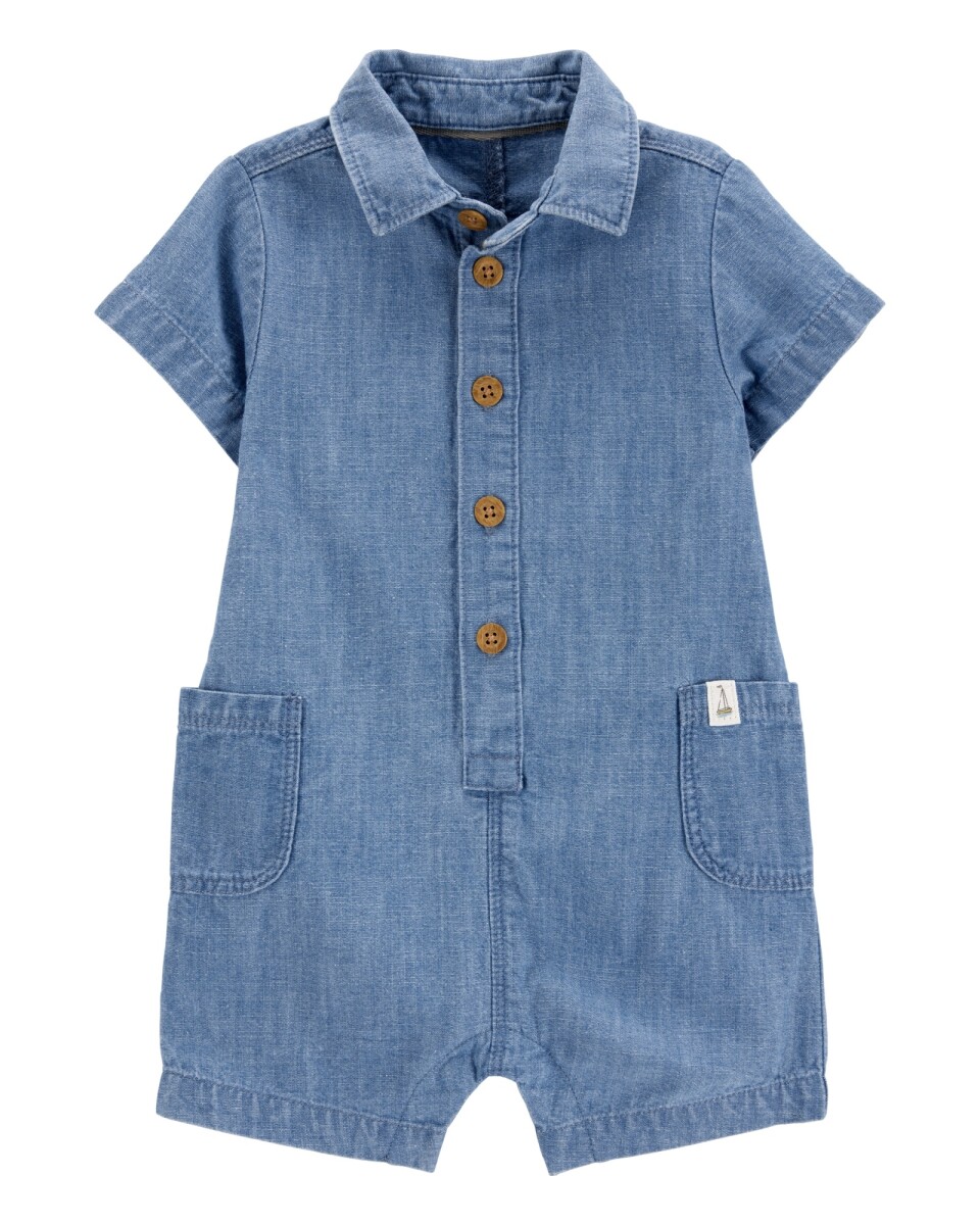 Monito corto de chambray 