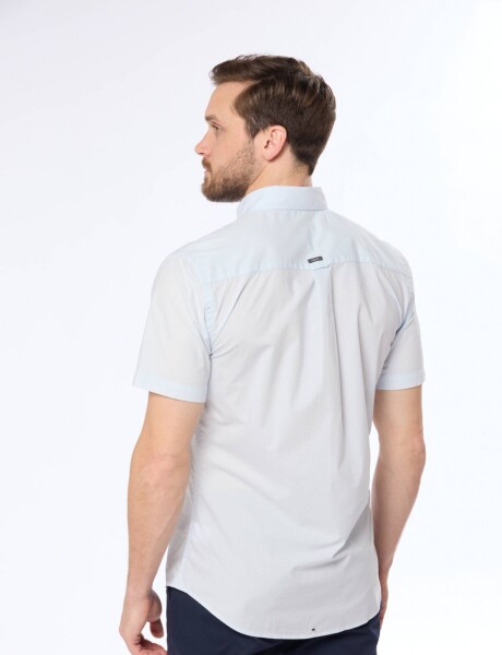 CAMISA LISA Celeste