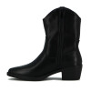 Botas Tejanas Bordadas Mujer Darkness Negro