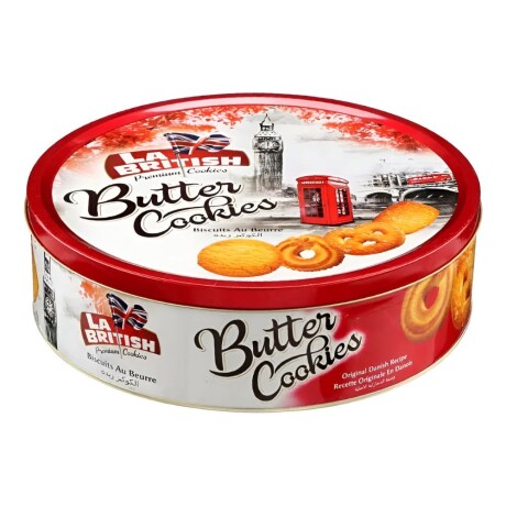 Galleta La British Lata 340 grs Lata Roja