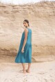 VESTIDO ALLEGRA SS24 Petroleo