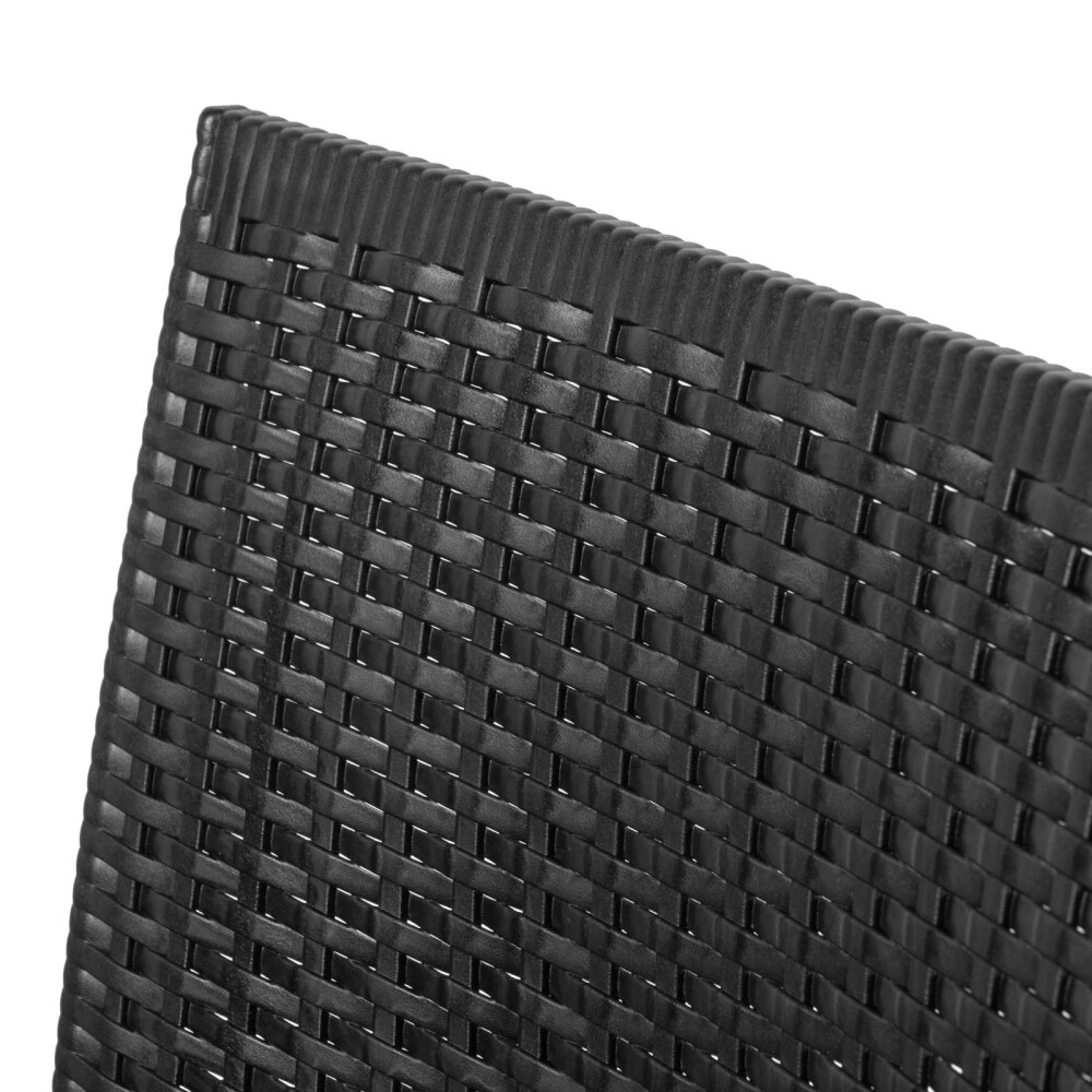 JUEGO COMEDOR NEGRO POLIPROPILENO KOLEOS