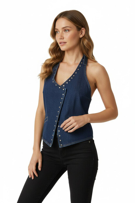 Chaleco Almibar Azul Indigo