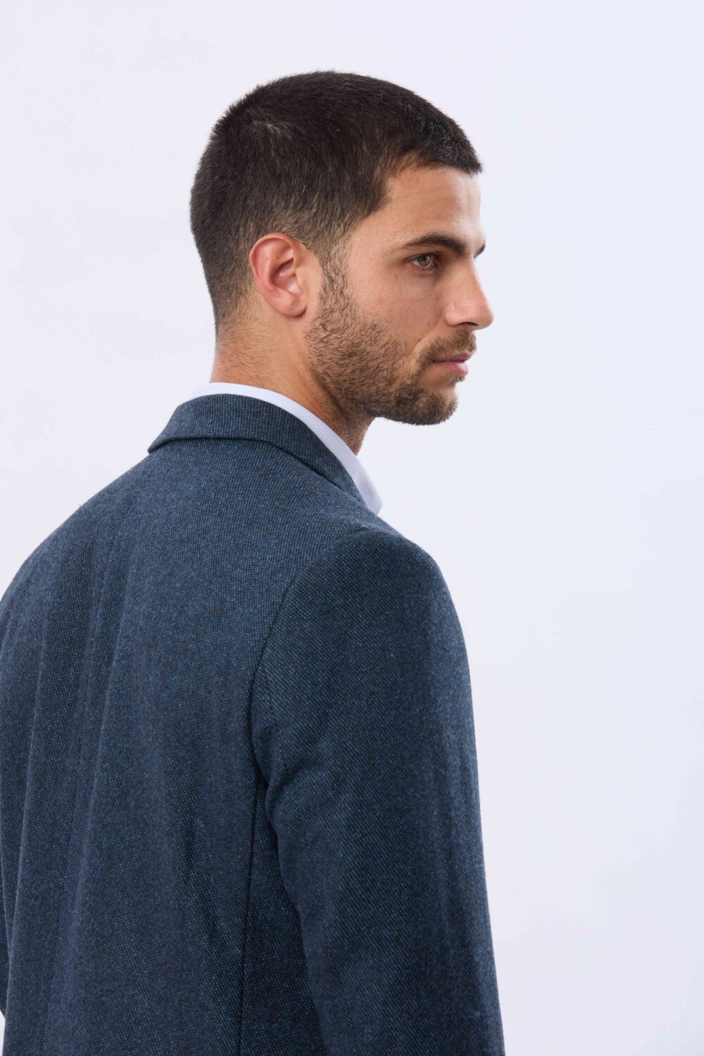 SACO SPORT DE LANA Piedra