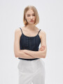 Tops Strip Azul Indigo