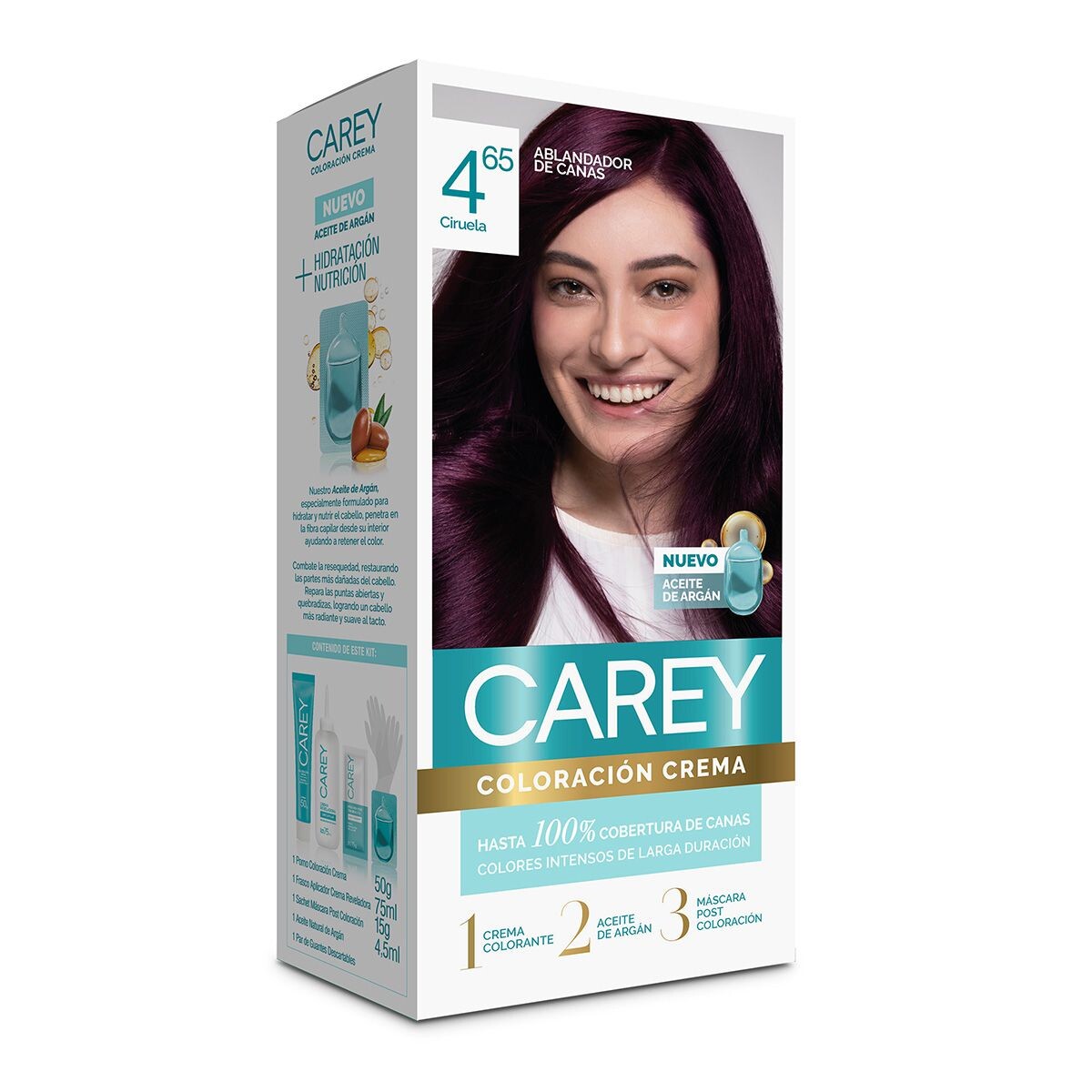 CAREY TINTURA KIT N.4.65 CIRUELA CJ 