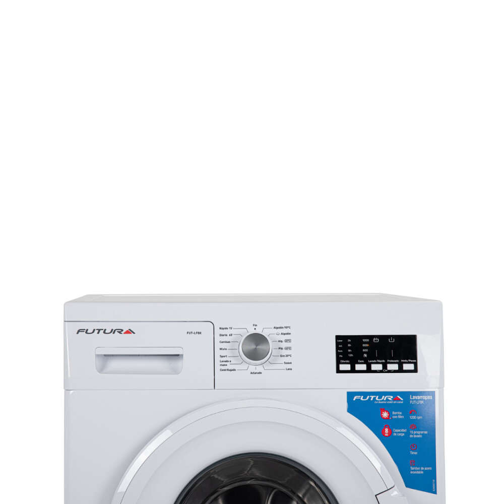Lavarropas Futura FUT-LF8K Carga frontal 8 kg Lavarropas Futura FUT-LF8K Carga frontal 8 kg