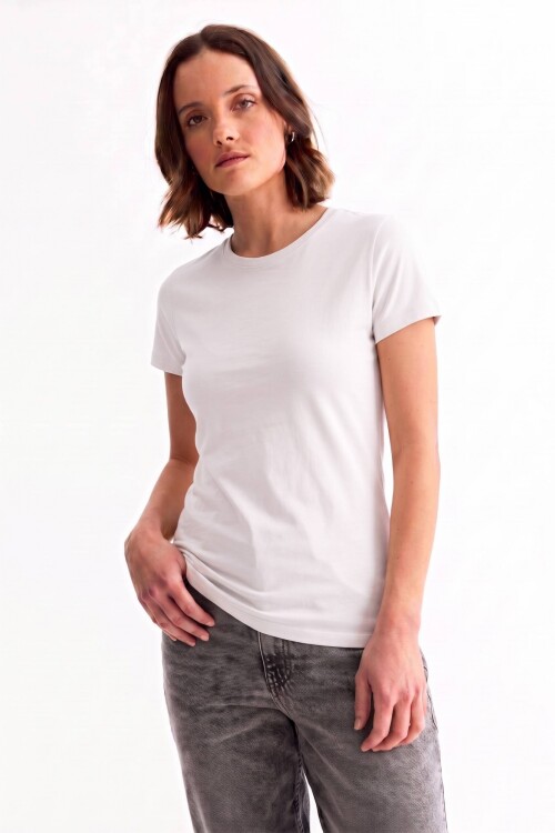Remera cuello redondo ICONIC 150 BLANCO