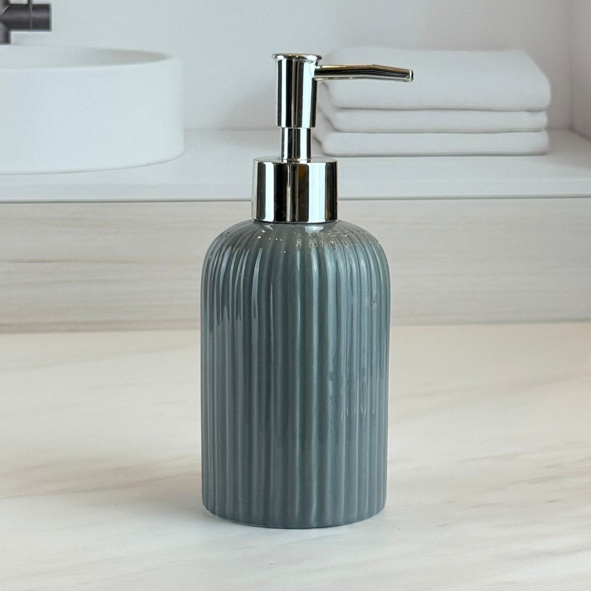 Dispensador De Jabón Cerámica 350ml 