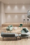 Sofá modular Pompidou 1C right Gris