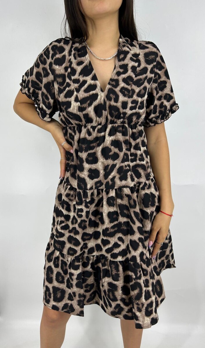 VESTIDO WANNA 2414 - ANIMAL PRI 