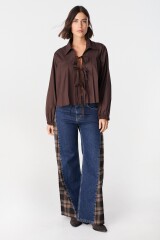 Blusa Plume Chocolate