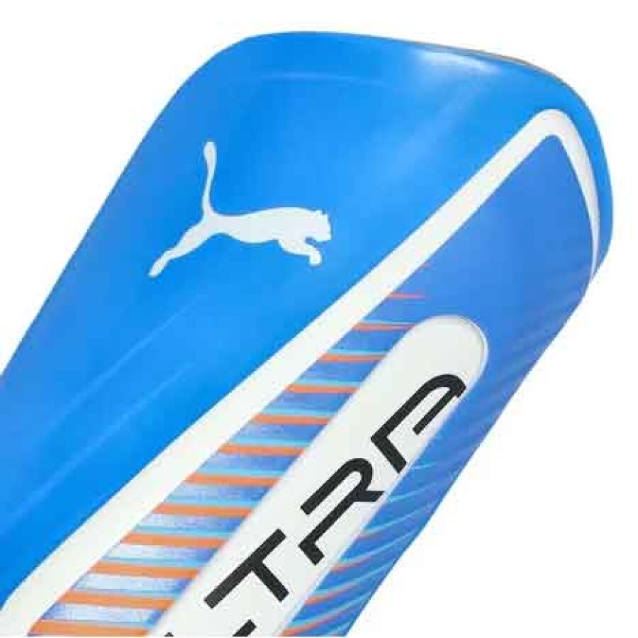 Canilleras Puma s Ultra c/malla Light Strap Azul - Blanco