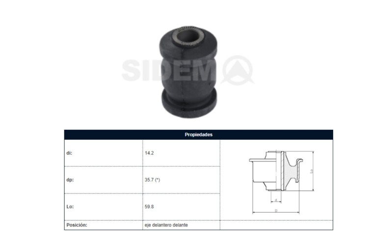 Buje Byd F3 Geely Emgrand 718 Lifan X60/620 Toyota Corolla 95-25 Buje Byd F3 Geely Emgrand 718 Lifan X60/620 Toyota Corolla 95-25